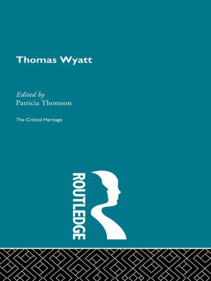 cover image of Thomas Wyatt